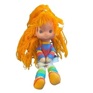 Vintage Rainbow Brite Large 18" Doll Mattel Hallmark Cards 1983